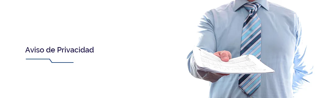 Banner de aviso de privacidad